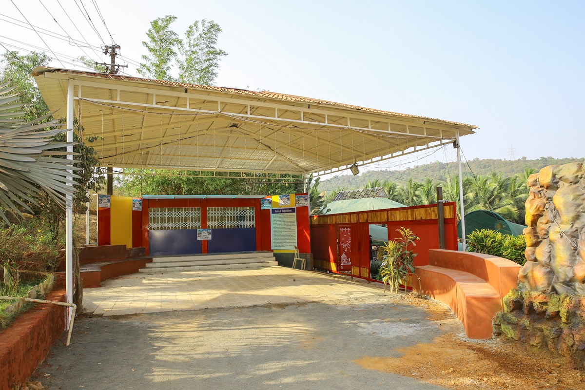 Covered Farm Entrance